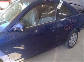2003 HONDA CIVIC, BLUE, EX, 1.7L, VTEC, MT.  A25075